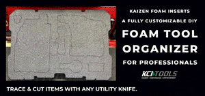 Kaizen Foam Inserts Toolbox Foam Organizer