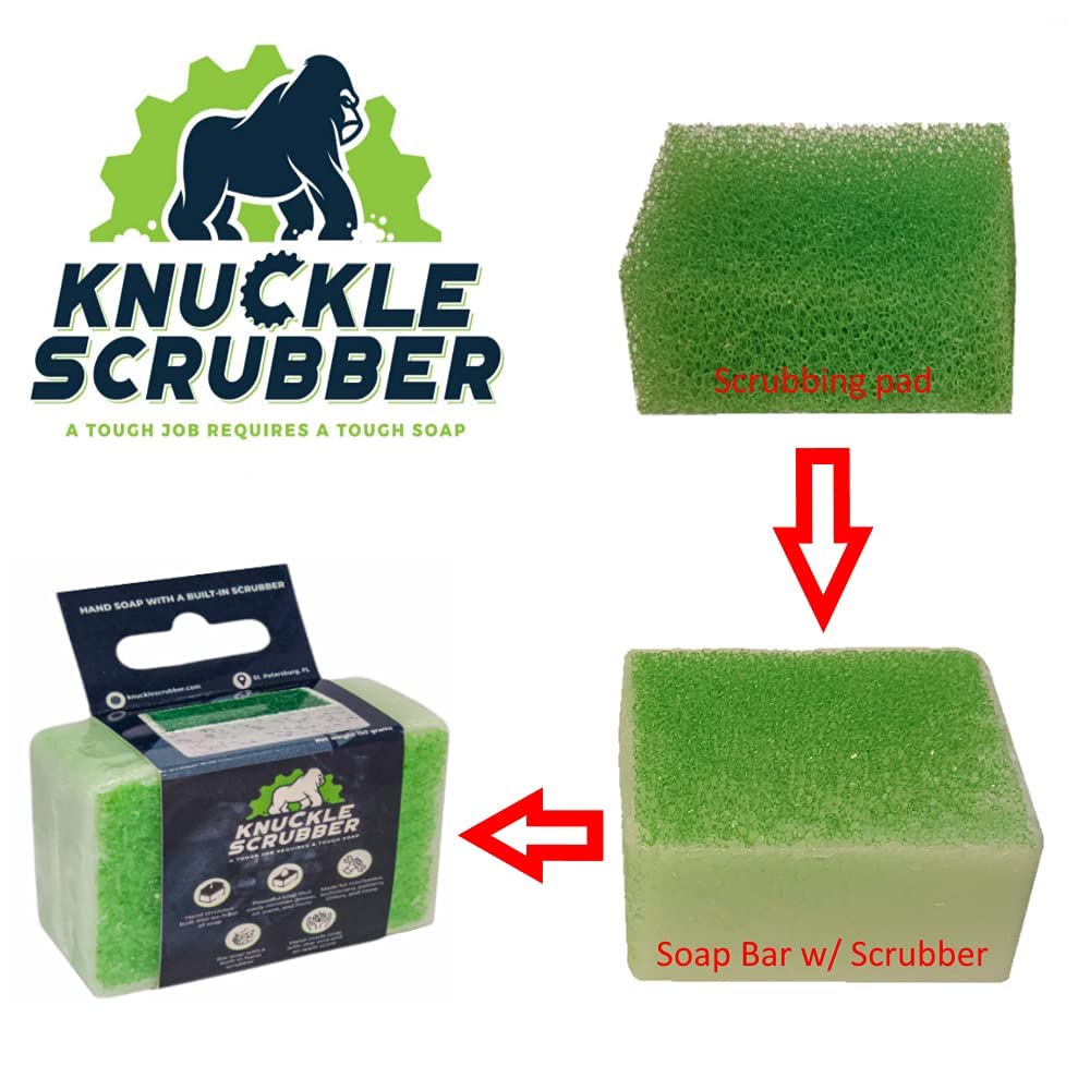 Knuckle Scrubber - Hand Soap with Built-In Scrubber – KCI Tools