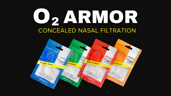 O2 Armor: Breathe Easy with Concealed Nasal Filtration