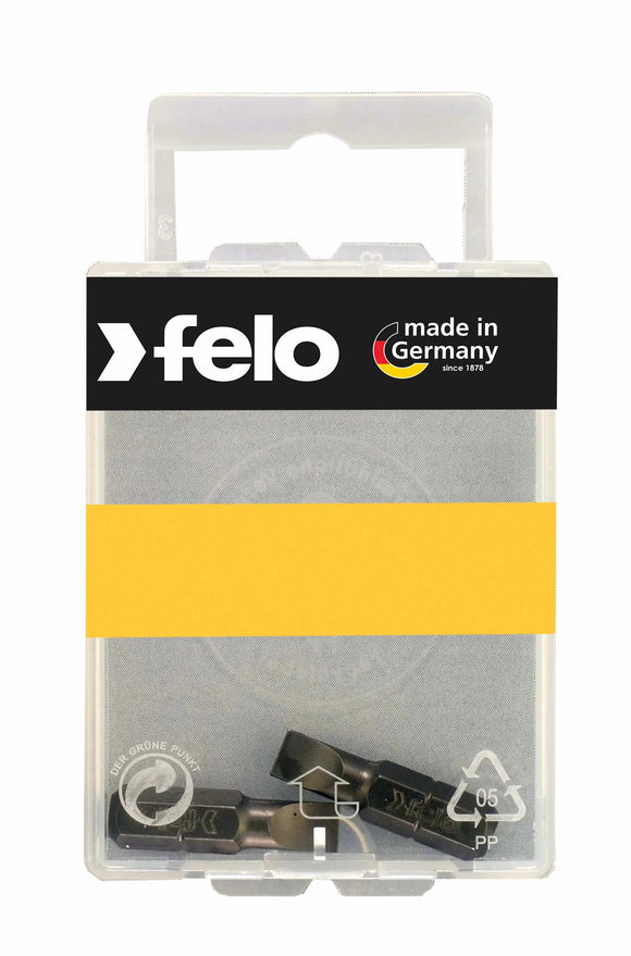 Felo 02061036 Slotted 6.5 x 1.2 x 25 mm Bits - 2 Pieces