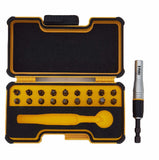 Felo 02071946 XS-Strongbox IMPACT Pro Bit Set with Impact Bits and Bitholder, 19 Pieces