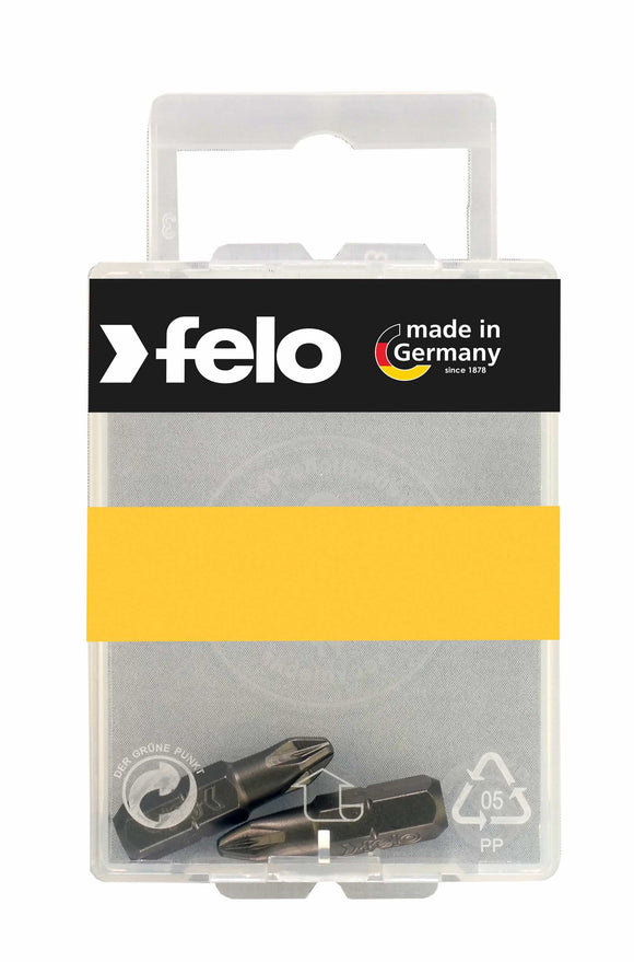 Felo 02101036 Cross bit PZ 1X25, Industrial series, 2 pcs in blister