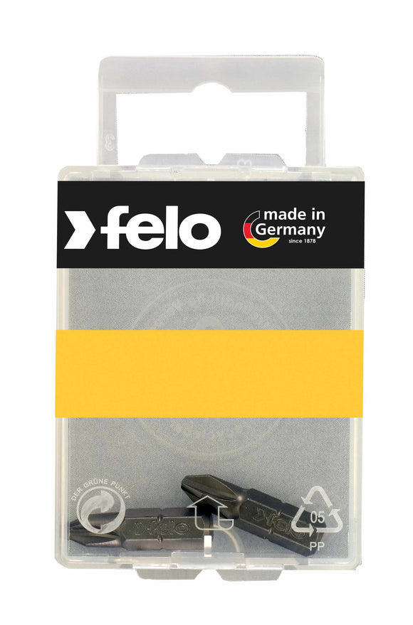 Felo 02201036 Phillips #1 x 25 mm Bits - 2 Pieces