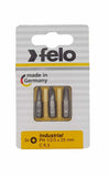 Felo 02293116 Phillips #1, Phillips #2, Phillips #3 x 25 mm Bits - 3 Pieces