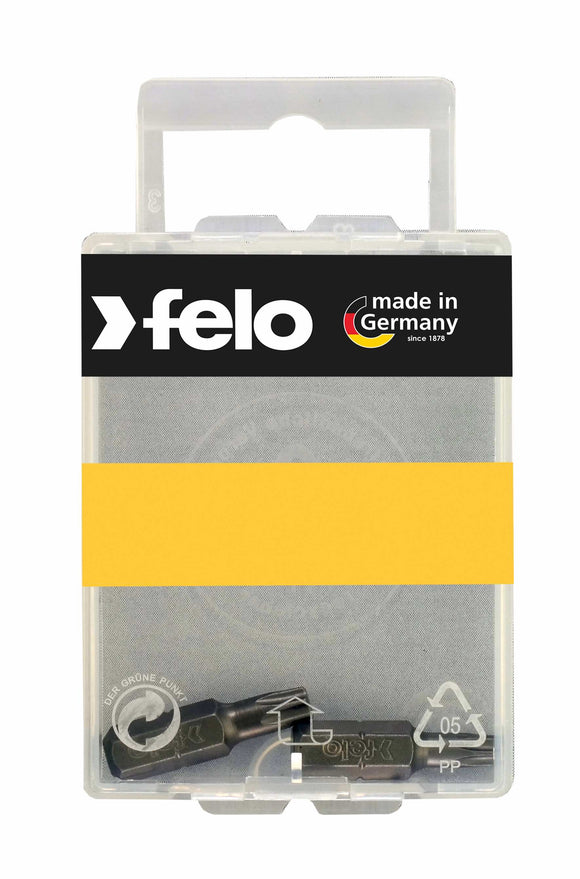 Felo 02606036 Torx T6 x 25 mm Bits - 2 Pieces