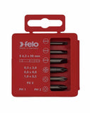 Felo 03092516 Bit set SL/PZ/PH Industrial 50 mm in case, 6 pcs