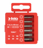 Felo 03691516 Profi Bit Box 6 Bits x 50 mm - Torx