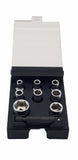 Felo 05798106 1/4" Nut Box with 8 Metric Sockets & Adapter