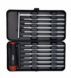 Felo 10099316 Torque adjustable screwdriver NM series 3.0–5.4 Nm with a set of bits, 12 pcs