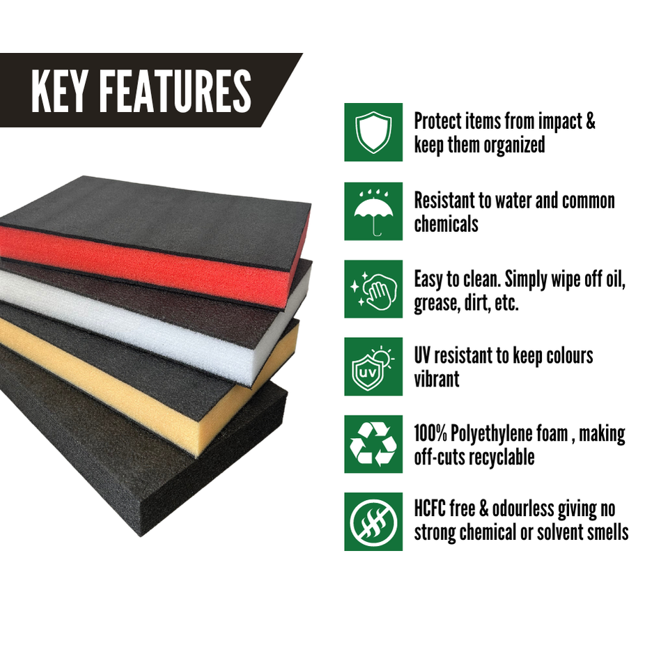 16" x 24" Kaizen Customizable Foam Sheet