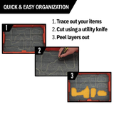 Pelican 1495 Protector Laptop Case Kaizen Inserts