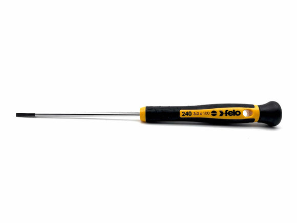 Felo 24003560 3 x 100mm Precision Slotted Screwdriver