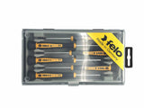 Felo 24096166 6 Piece Slotted & Phillips Precision Screwdriver Set