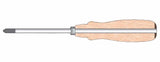 Felo 33504590 Slotted 4.5 x 90mm Wood Handle Screwdriver