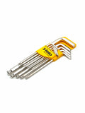 Felo 37513011 Set of inch keys L-shaped hexagonal extended with ball end 13pcs HEX .050"-3/8"