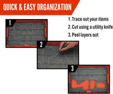 Milwaukee PACKOUT Compact Organizer 48-22-8435 - LOL (Lift-Out-Layers) Kaizen Insert