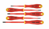 Felo 41385198 E-slim Insulated 5 Piece Slotted & Phillips Screwdriver Set