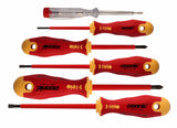 Felo 41396398  Ergonic VDE Insulated Slotted/Phillips Screwdriver Set, 6 Pieces