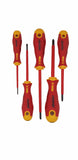 Felo 41396398  Ergonic VDE Insulated Slotted/Phillips Screwdriver Set, 6 Pieces