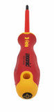 Felo 41510290 Ergonic VDE Insulated Pozidriv Screwdriver, PZ 1 x 80