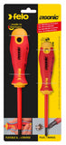 Felo 41792191  E-slim Insulated 2 Piece PlusMinus Z PZ/SL Screwdriver Set