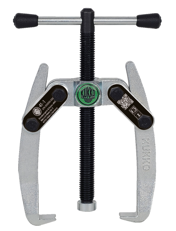 Kukko 41-1 | 2-jaw universal puller with swiveling jaws, up to 65 mm spread, 65 mm reach