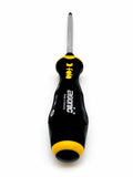 Felo 45110240 Ergonic with Striking Cap Pozidriv Screwdriver, PZ 1 x 80