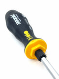 Felo 45110240 Ergonic with Striking Cap Pozidriv Screwdriver, PZ 1 x 80