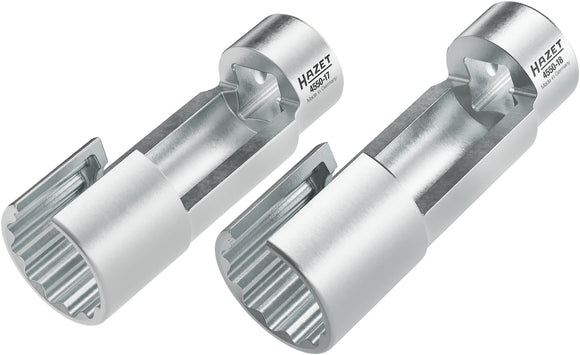 Hazet 4550-1718/2 Injection Line Socket Set, 3/8