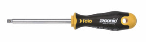 Felo 49711040 Ergonic screwdriver with 1/4"X100 socket bit