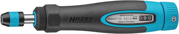 Hazet 6004CT-12 Ratcheting Torque Screwdriver, 1/4