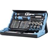 Hazet 2200SC-32 SmartCase Bit/Socket Set with Ratchet, 1/4" Drive, 59 Pieces