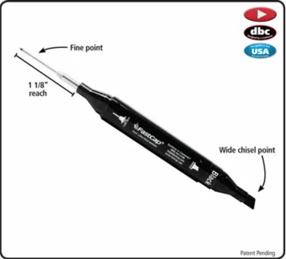 FastCap Long Nose Marker Silver