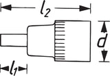 Hazet 2579-9 Cylinder head screwdriver socket polydrive