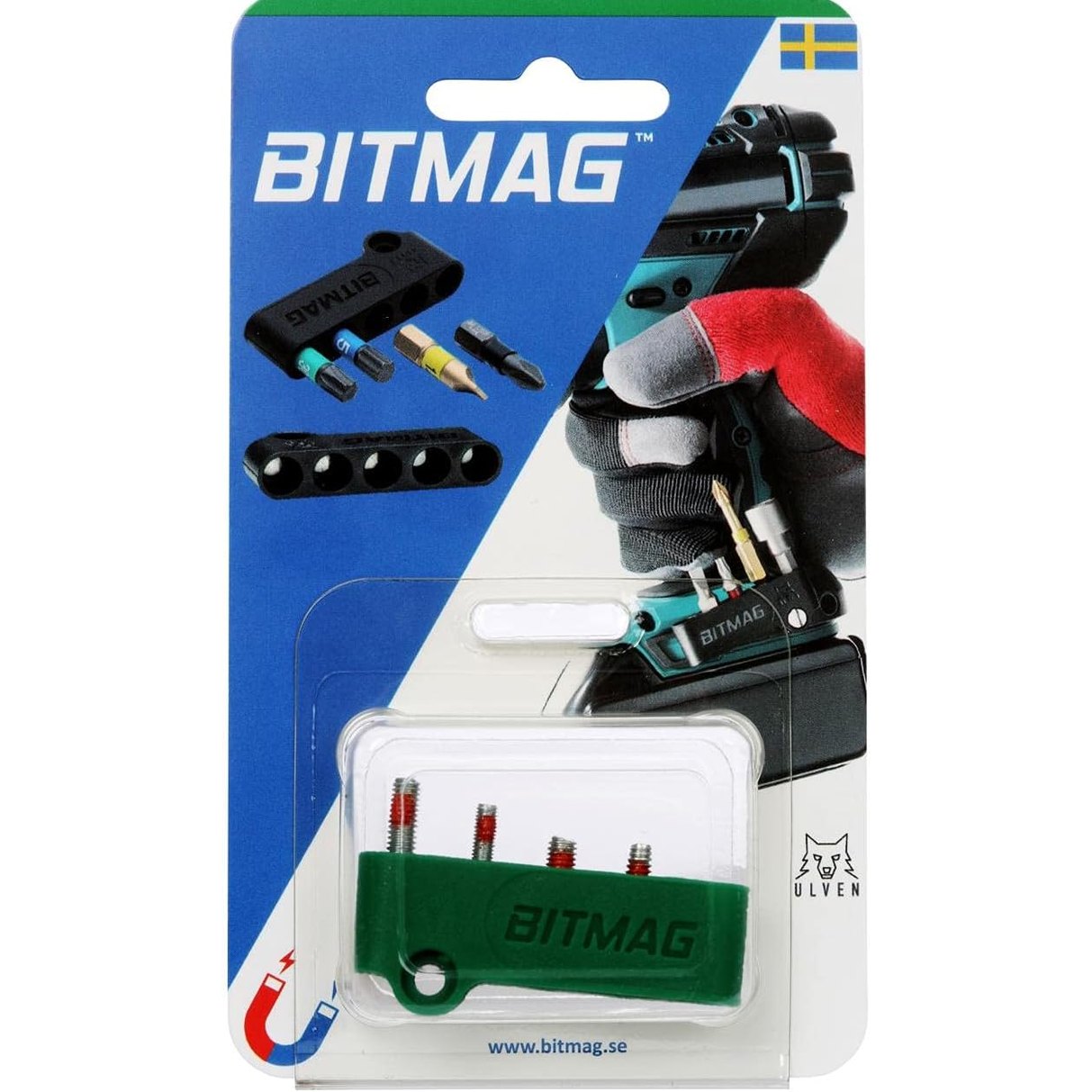 Bitmag Drill Bit Holder - Forest Green