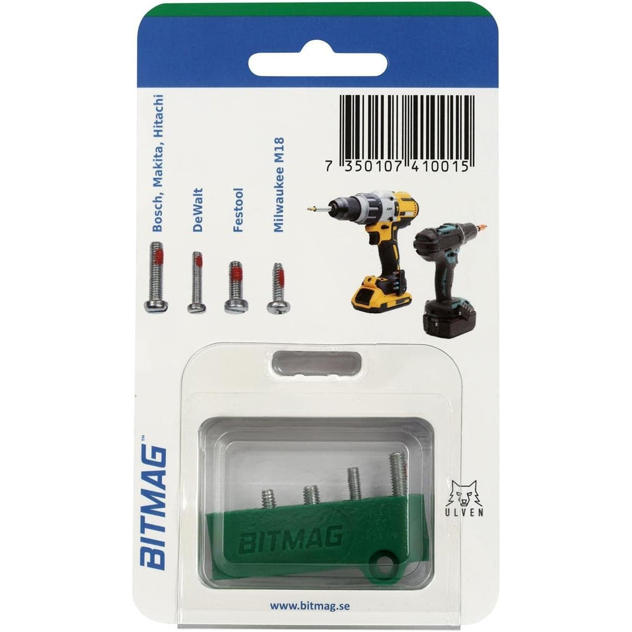 Bitmag Drill Bit Holder - Forest Green