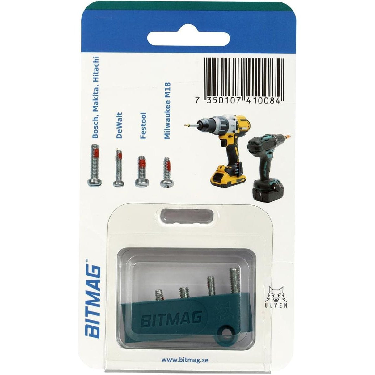 Bitmag Drill Bit Holder - Teal