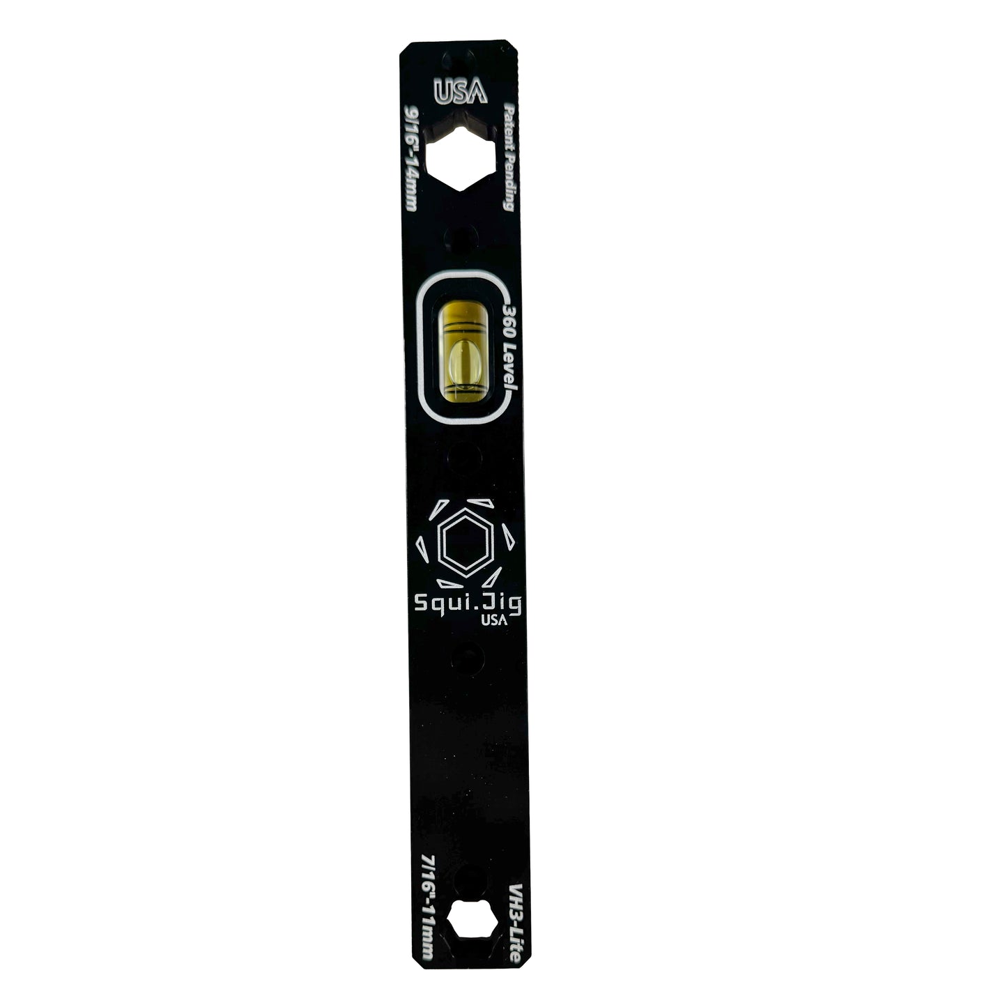 Black - Squi.Jig FPRS75 Standard Heel w/ Screws and Vial