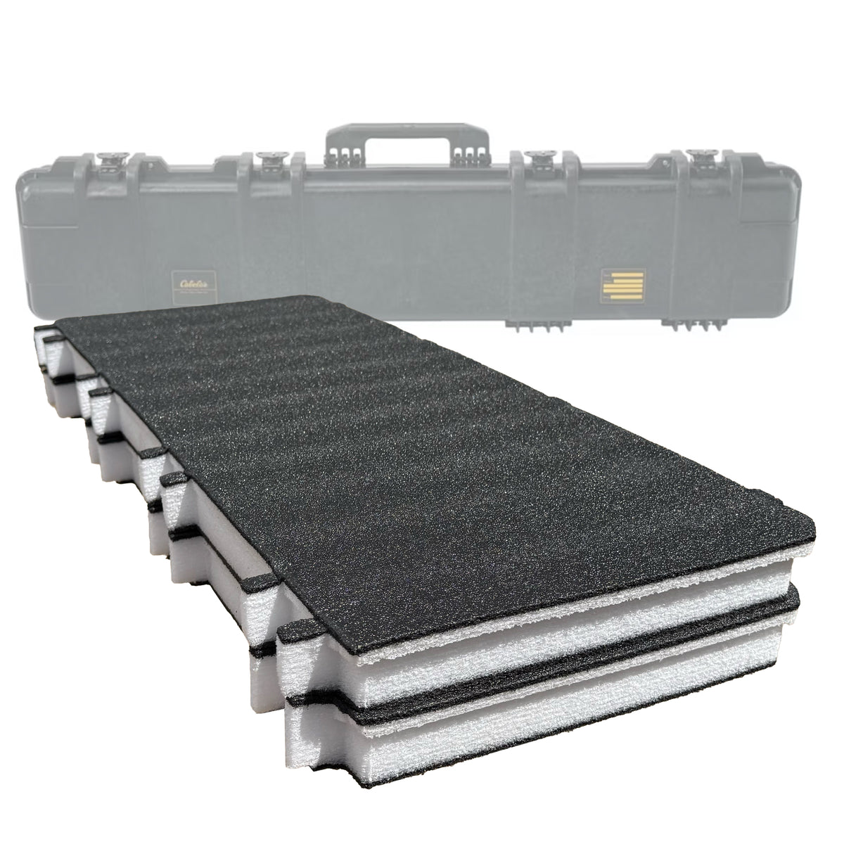 Cabela's 48" Armour Xtreme Moulded Single Long-Gun Hard Case Kaizen Inserts