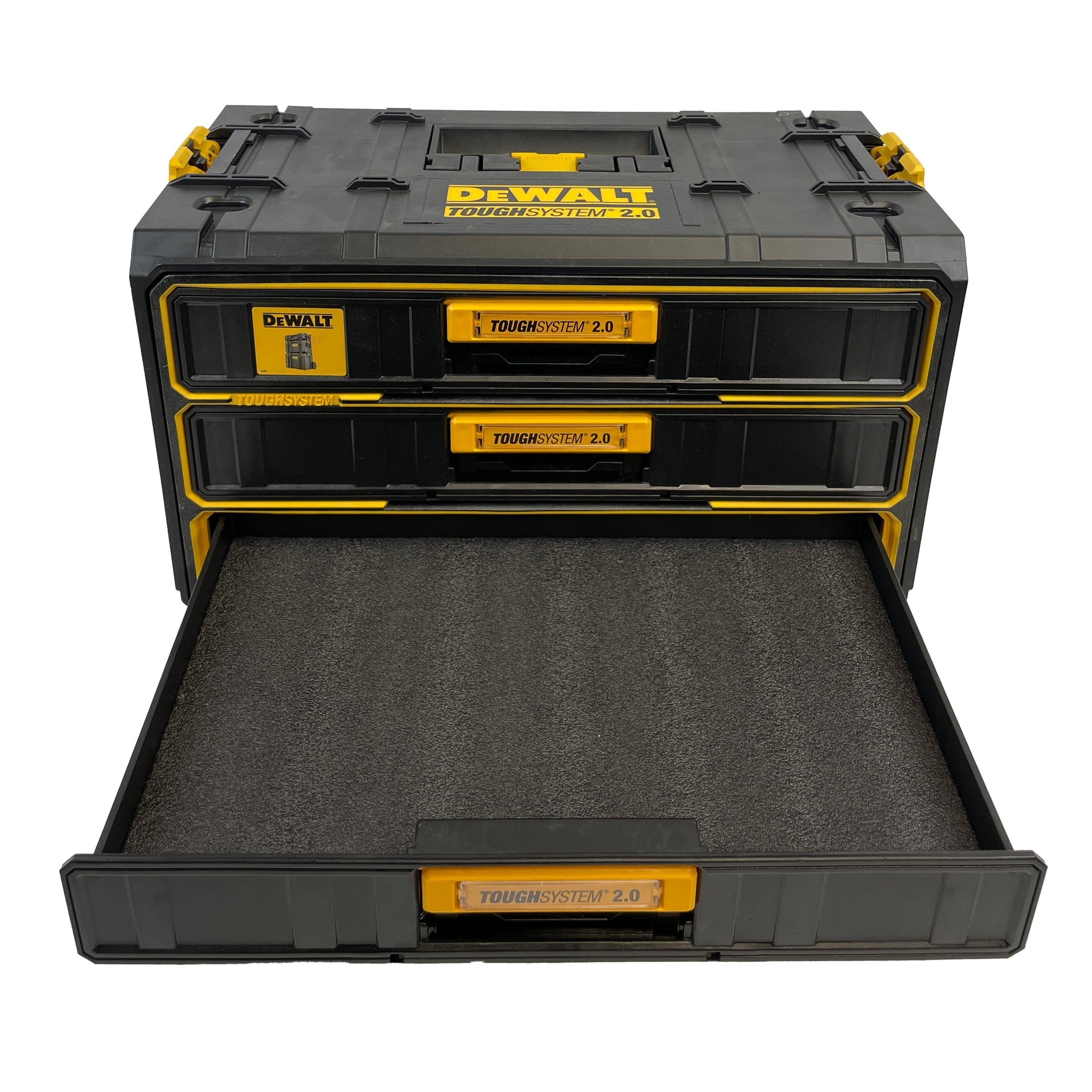 DEWALT DWST08330 - TOUGHSYSTEM 2.0 Three-Drawer Unit - Kaizen Inserts