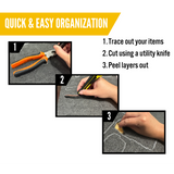 DEWALT DWST08330 - TOUGHSYSTEM 2.0 Three-Drawer Unit - Kaizen Inserts