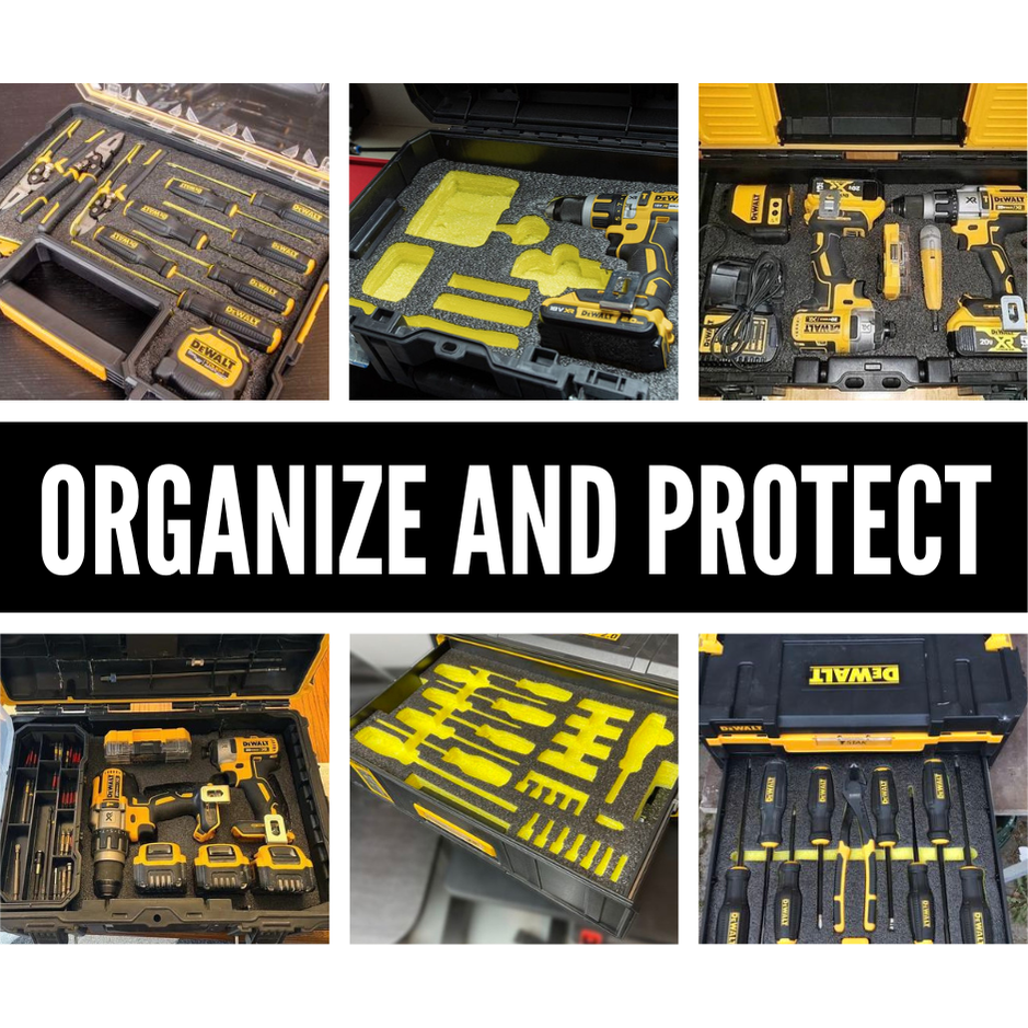DeWalt TOUGHSYSTEM 2.0 Tool Box DWST08165 - Kaizen Inserts