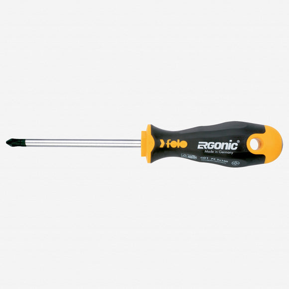 Felo 40120310 Ergonic #2 x 100mm Pozidriv Screwdriver