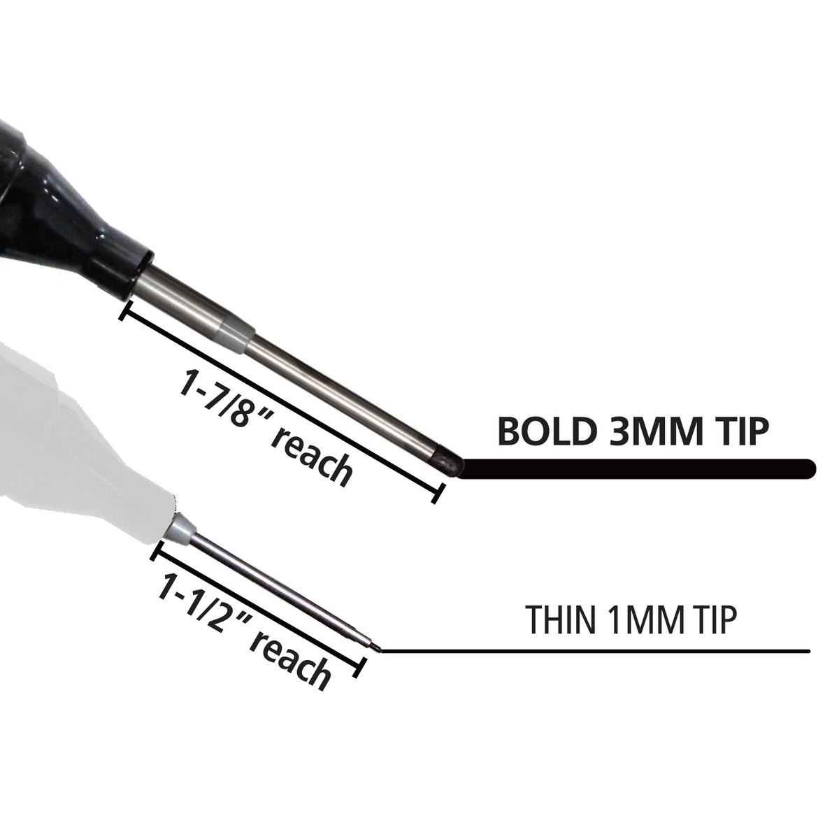 FastCap Long Nose Marker Silver