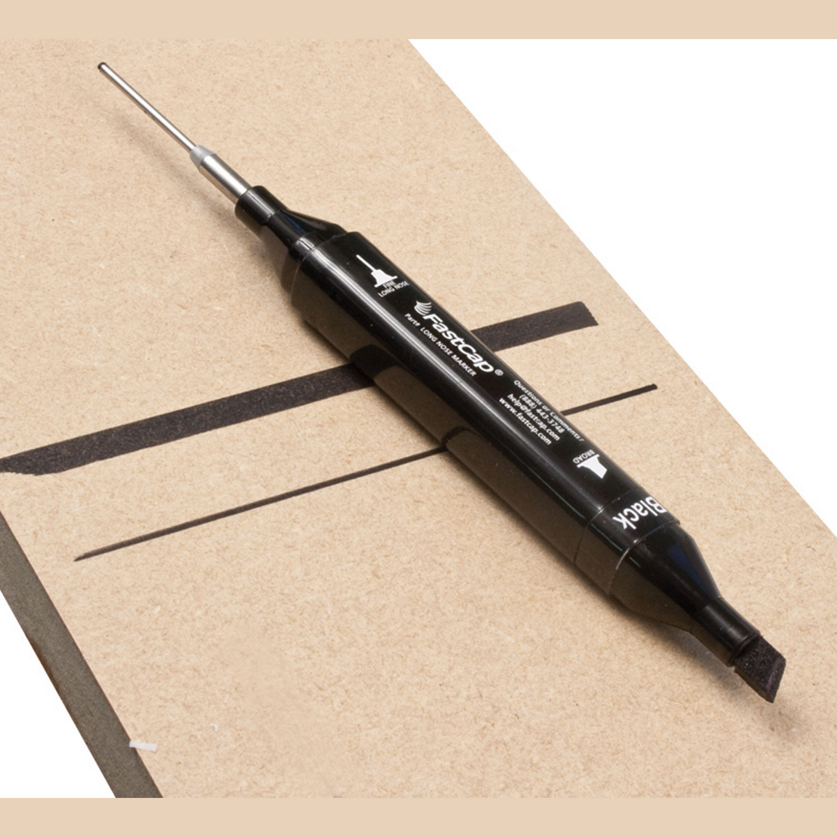 FastCap Long Nose Marker Silver