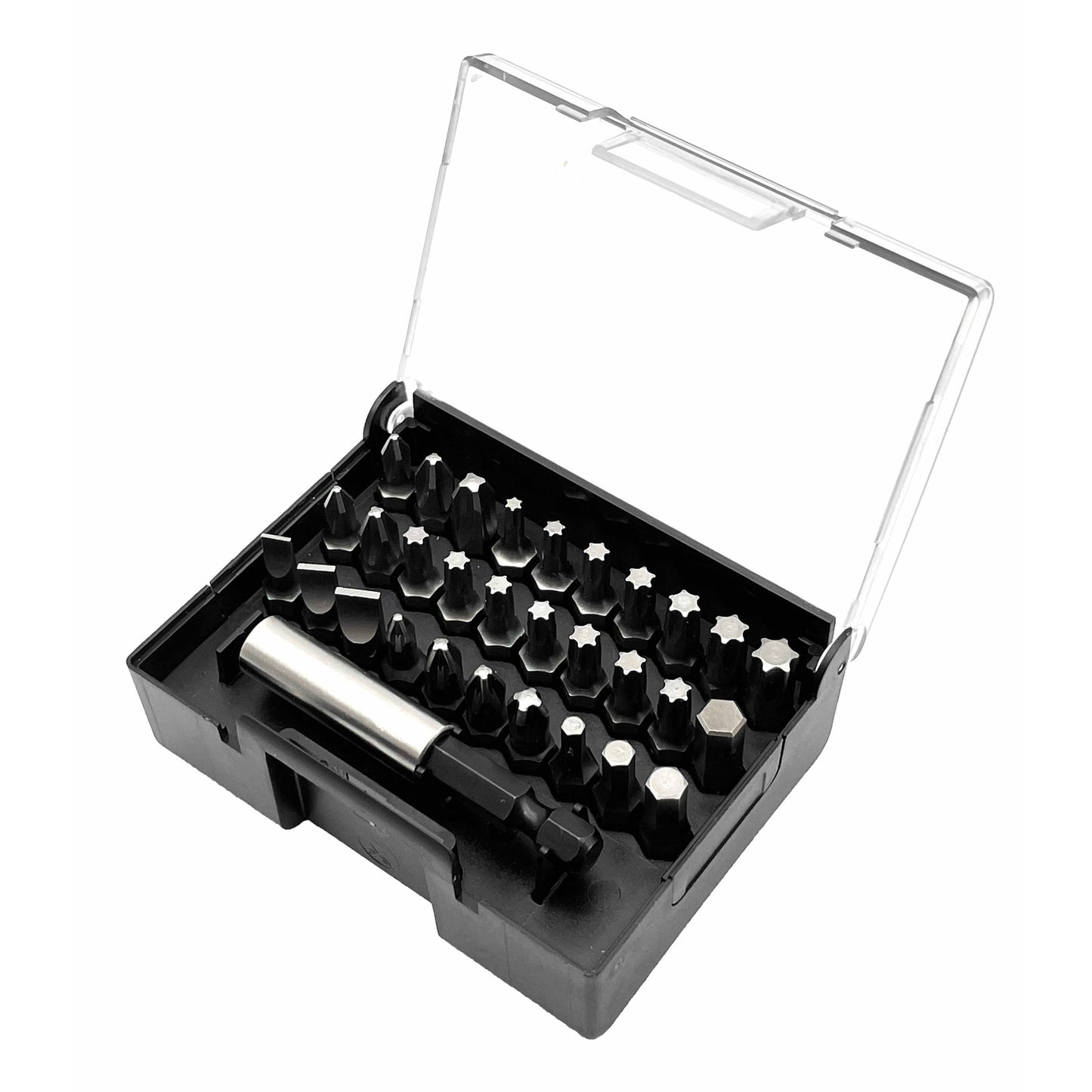 Felo 02013116 Industrial Bit-Box with Belt Clip, 31 Pieces