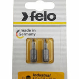 Felo 02041036 Slotted 4.0 x 0.8 x 25 mm Bits - 2 Pieces