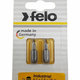 Felo 02041036 Slotted 4.0 x 0.8 x 25 mm Bits - 2 Pieces