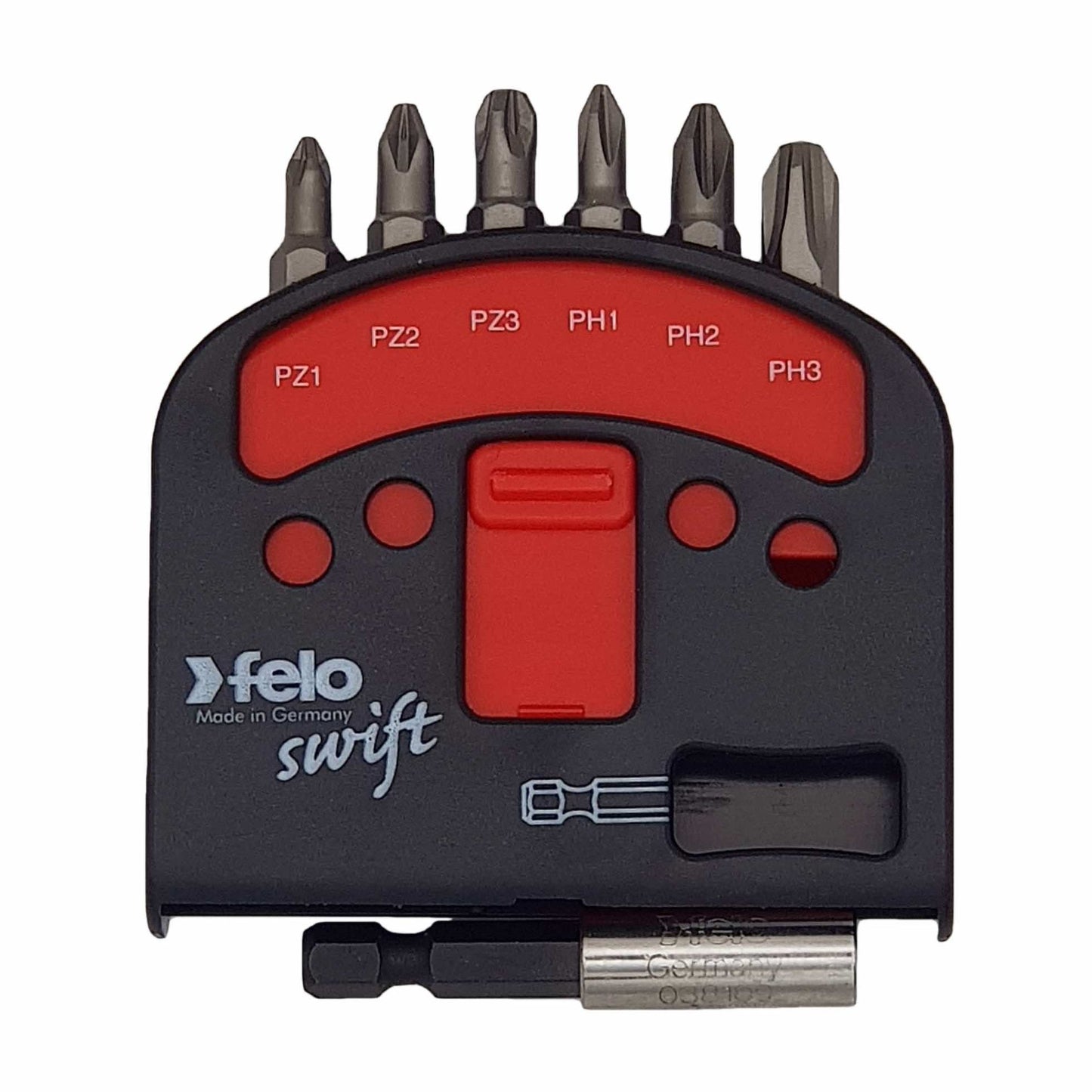 Felo 02060326 Swift Bit-Box, Phillips/Pozidriv + Bitholder, 7 Pieces