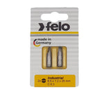 Felo 02061036 Slotted 6.5 x 1.2 x 25 mm Bits - 2 Pieces